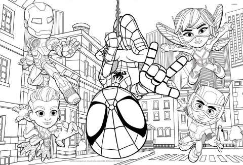 LISCIANI MARVEL PUZZLE DF MAXI FLOOR 2 X 24 SPIDEY LISCIANI MARVEL PUZZLE DF MAXI FLOOR 2 X 24 SPIDEY