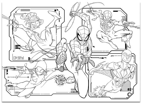 LISCIANI MARVEL PUZZLE DF MAXI FLOOR 4 X 48 SPIDERMAN LISCIANI MARVEL PUZZLE DF MAXI FLOOR 4 X 48 SPIDERMAN