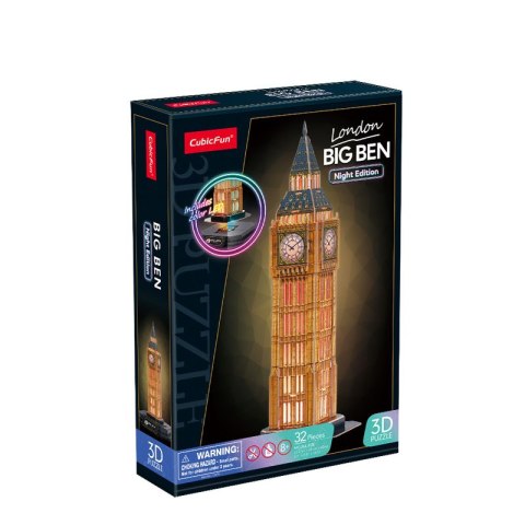CUBIC FUN PUZZLE 3D BIG BEN (WERSJA NOCNA) CUBIC FUN PUZZLE 3D BIG BEN (WERSJA NOCNA)