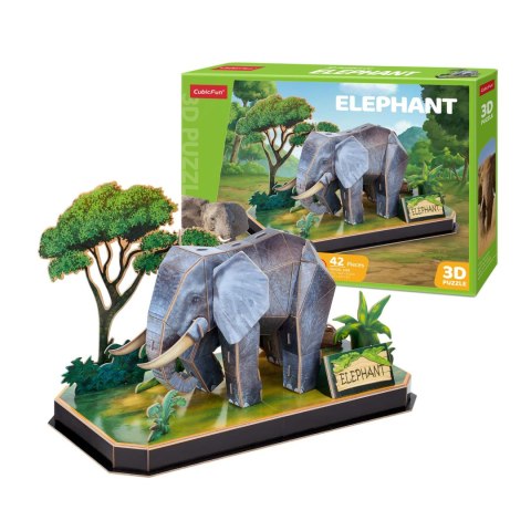 CUBIC FUN PUZZLE 3D ZWIERZĘTA SŁOŃ CUBIC FUN PUZZLE 3D ZWIERZĘTA SŁOŃ