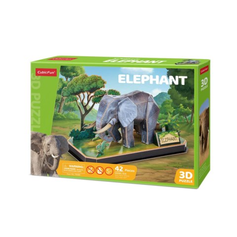 CUBIC FUN PUZZLE 3D ZWIERZĘTA SŁOŃ CUBIC FUN PUZZLE 3D ZWIERZĘTA SŁOŃ