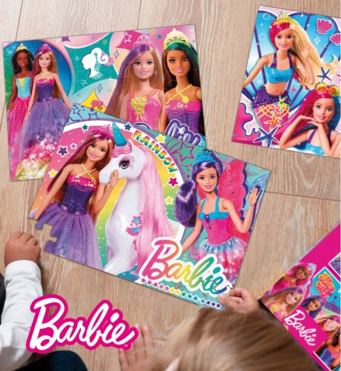 LISCIANI BARBIE PUZZLE MAXIFLOOR 4 X 48 LISCIANI BARBIE PUZZLE MAXIFLOOR 4 X 48