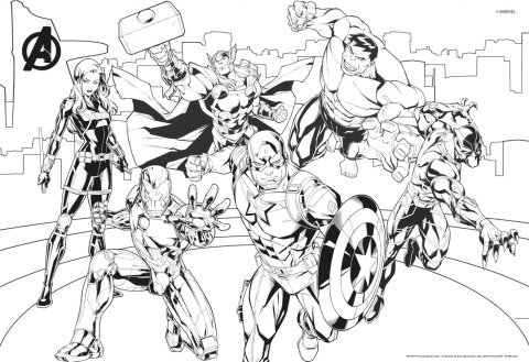 LISCIANI MARVEL PUZZLE DF PLUS 108 AVENGERS LISCIANI MARVEL PUZZLE DF PLUS 108 AVENGERS