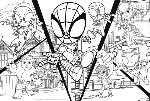 LISCIANI MARVEL PUZZLE DF PLUS 24 SPIDEY - LET"S CHALLENGE LISCIANI MARVEL PUZZLE DF PLUS 24 SPIDEY - LET"S CHALLENGE