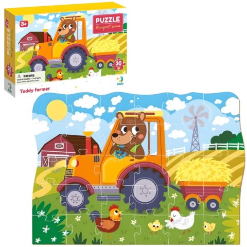 PUZZLE TEDDY FARMER 30 ELEMENTÓW UROCZY MISIEK TEDDY UKŁADANKA DLA MALUCHÓW PUZZLE TEDDY FARMER 30 ELEMENTÓW UROCZY MISIEK TEDDY UKŁADANKA DLA MALUCHÓW