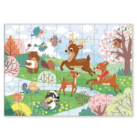PUZZLE WIOSENNE KWIATY 60 ELEMENTÓW KOLOROWA UKŁADANKA DLA NAJMŁODSZYCH PUZZLE WIOSENNE KWIATY 60 ELEMENTÓW KOLOROWA UKŁADANKA DLA NAJMŁODSZYCH