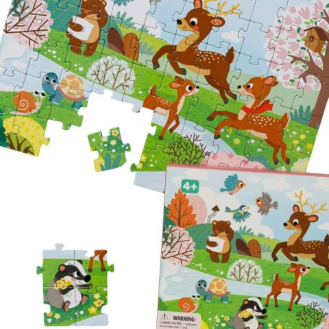 PUZZLE WIOSENNE KWIATY 60 ELEMENTÓW KOLOROWA UKŁADANKA DLA NAJMŁODSZYCH PUZZLE WIOSENNE KWIATY 60 ELEMENTÓW KOLOROWA UKŁADANKA DLA NAJMŁODSZYCH