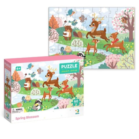 PUZZLE WIOSENNE KWIATY 60 ELEMENTÓW KOLOROWA UKŁADANKA DLA NAJMŁODSZYCH PUZZLE WIOSENNE KWIATY 60 ELEMENTÓW KOLOROWA UKŁADANKA DLA NAJMŁODSZYCH