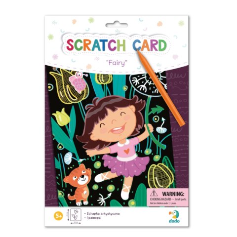 ZDRAPKA ARTYSTYCZNA "WRÓŻKA" MALOWANIE METODĄ SCRATCH DLA NAJMŁODSZYCH ZDRAPKA ARTYSTYCZNA "WRÓŻKA" MALOWANIE METODĄ SCRATCH DLA NAJMŁODSZYCH
