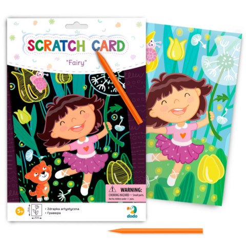 ZDRAPKA ARTYSTYCZNA "WRÓŻKA" MALOWANIE METODĄ SCRATCH DLA NAJMŁODSZYCH ZDRAPKA ARTYSTYCZNA "WRÓŻKA" MALOWANIE METODĄ SCRATCH DLA NAJMŁODSZYCH