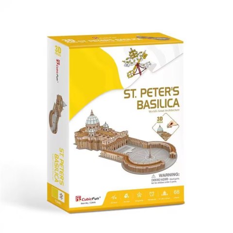 CUBIC FUN PUZZLE 3D BAZYLIKA ŚW. PIOTRA . - C244H CUBIC FUN PUZZLE 3D BAZYLIKA ŚW. PIOTRA . - C244H