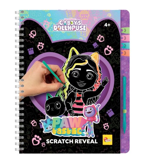 LISCIANI KOCI DOMEK GABI SKETCHBOOK SCRATCH REVEAL LISCIANI KOCI DOMEK GABI SKETCHBOOK SCRATCH REVEAL