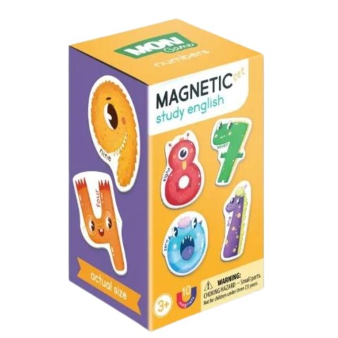 GRA MAGNETYCZNA "NUMERY" PO ANGIELSKU KOLOROWE CYFERKI NAUKA ZABAWA GRA MAGNETYCZNA "NUMERY" PO ANGIELSKU KOLOROWE CYFERKI NAUKA ZABAWA