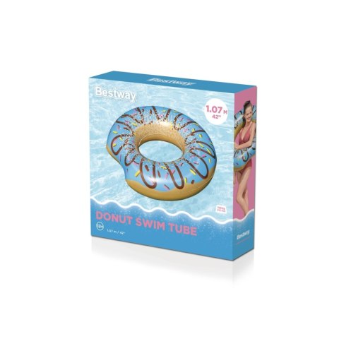 Kółko Do Pływania BESTWAY Donut Niebieski Kółko Do Pływania BESTWAY Donut Niebieski