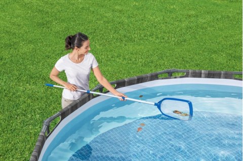 Cedzak z siatką i kijem do czyszczenia basenów BESTWAY ok. 163cm Cedzak z siatką i kijem do czyszczenia basenów BESTWAY ok. 163cm
