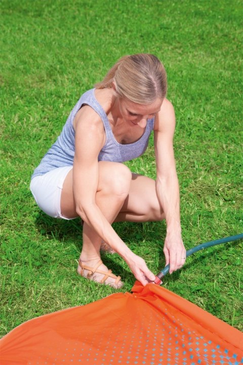 Ślizg wodny dla dzieci 3+ Pojedynczy tor 488cm BESTWAY + Łatka naprawcza Ślizg wodny dla dzieci 3+ Pojedynczy tor 488cm BESTWAY + Łatka naprawcza