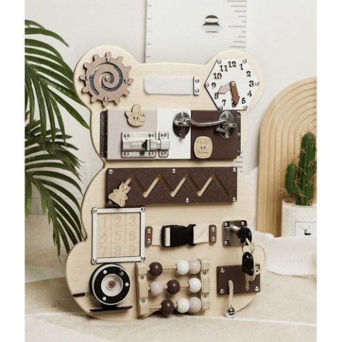 Tablica manipulacyjna- miś Kruzzel 22584 Tablica manipulacyjna- miś Kruzzel 22584
