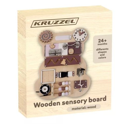Tablica manipulacyjna- miś Kruzzel 22584 Tablica manipulacyjna- miś Kruzzel 22584