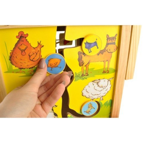 Pchacz drewniany- Kostka edukacyjna 22606 Pchacz drewniany- Kostka edukacyjna 22606