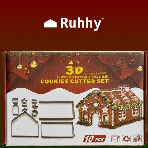 Zestaw wykrawaczy- chatka Ruhhy 22905 Zestaw wykrawaczy- chatka Ruhhy 22905