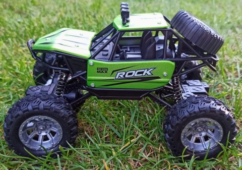 Autko Zdalnie Sterowane MONSTER TRUCK METAL LED RC green #A1 Autko Zdalnie Sterowane MONSTER TRUCK METAL LED RC green #A1