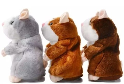 Interaktywny Chomik pluszowy przedrzeźniak rudy Interaktywny Chomik pluszowy przedrzeźniak rudy