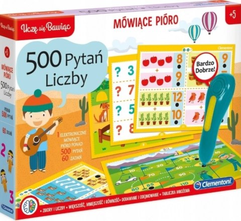 Mówiące pióro liczby 500 pyta 60 zadań Clementoni Mówiące pióro liczby 500 pyta 60 zadań Clementoni