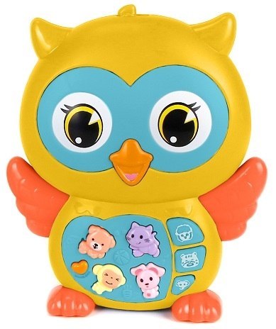 Muzyczna zabawka Sowa E-edu światło dźwięk Muzyczna zabawka Sowa E-edu światło dźwięk