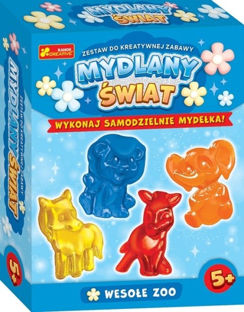 Mydlany świat Wesołe Zoo Wykonaj samodzielnie mydełka Mydlany świat Wesołe Zoo Wykonaj samodzielnie mydełka