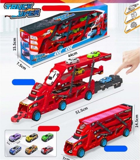 Samochód laweta transporter ciężarówka autka Wyrzutnia Samochód laweta transporter ciężarówka autka Wyrzutnia