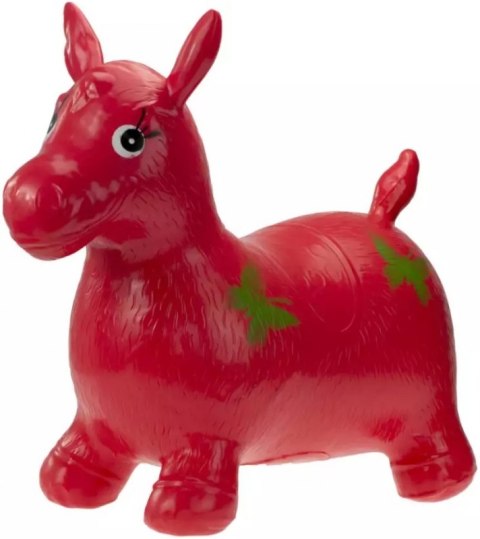 Skoczek konik do skakania gumowy czerwony Skoczek konik do skakania gumowy czerwony