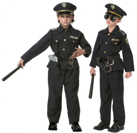 Strój karnawałowy Amerykański Policjant kajdanki 104 Strój karnawałowy Amerykański Policjant kajdanki 104