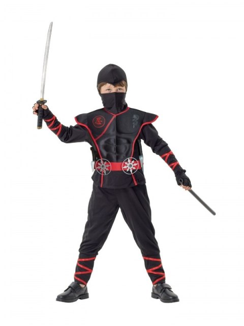 Strój karnawałowy NINJA Skorpion 140 bal kostium przebranie
