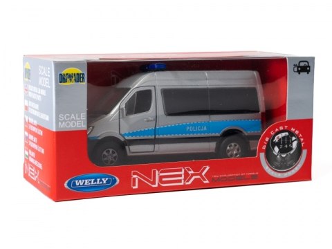 WELLY MERCEDES BENZ SPRINTER POLICJA 1:34 SAMOCHÓD WELLY MERCEDES BENZ SPRINTER POLICJA 1:34 SAMOCHÓD
