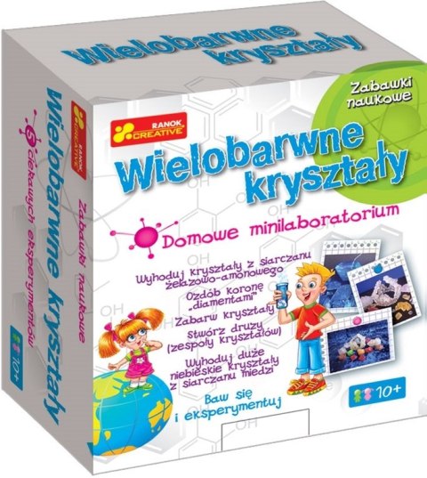 Wielobarwne kryształy Domowe minilaboratorium Wielobarwne kryształy Domowe minilaboratorium
