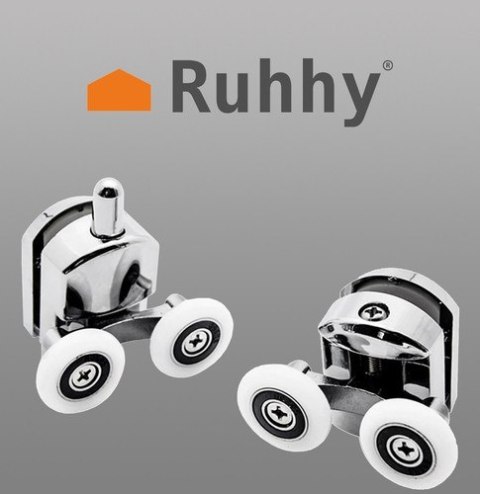 Kółka do kabiny prysznicowej - 8szt. Ruhhy 22900 Kółka do kabiny prysznicowej - 8szt. Ruhhy 22900