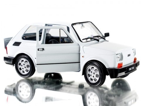 WELLY MALUCH FIAT 126P 1:21 SAMOCHÓD KOLEKCJONERSKI biały WELLY MALUCH FIAT 126P 1:21 SAMOCHÓD KOLEKCJONERSKI biały