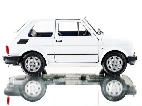 WELLY MALUCH FIAT 126P 1:21 SAMOCHÓD KOLEKCJONERSKI biały WELLY MALUCH FIAT 126P 1:21 SAMOCHÓD KOLEKCJONERSKI biały