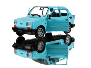 WELLY MALUCH FIAT 126P 1:21 SAMOCHÓD KOLEKCJONERSKI błękitny