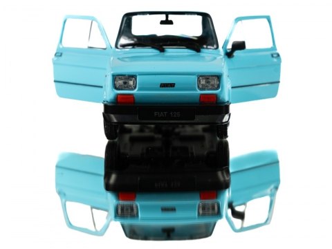 WELLY MALUCH FIAT 126P 1:21 SAMOCHÓD KOLEKCJONERSKI błękitny WELLY MALUCH FIAT 126P 1:21 SAMOCHÓD KOLEKCJONERSKI błękitny
