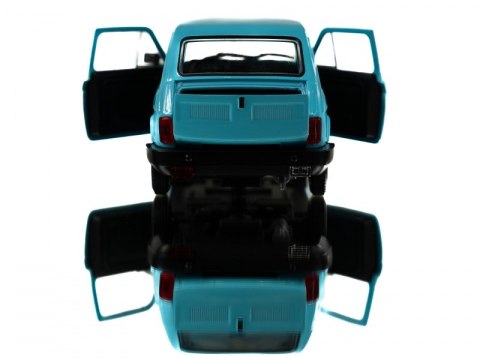 WELLY MALUCH FIAT 126P 1:21 SAMOCHÓD KOLEKCJONERSKI błękitny WELLY MALUCH FIAT 126P 1:21 SAMOCHÓD KOLEKCJONERSKI błękitny