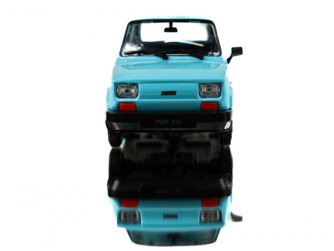 WELLY MALUCH FIAT 126P 1:21 SAMOCHÓD KOLEKCJONERSKI błękitny WELLY MALUCH FIAT 126P 1:21 SAMOCHÓD KOLEKCJONERSKI błękitny