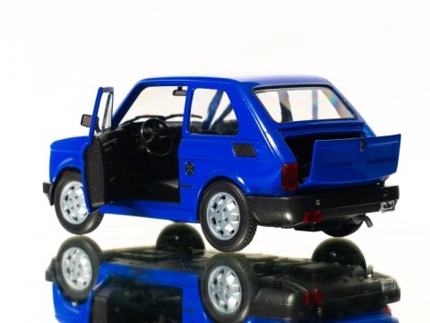 WELLY MALUCH FIAT 126P 1:21 SAMOCHÓD KOLEKCJONERSKI niebiesk WELLY MALUCH FIAT 126P 1:21 SAMOCHÓD KOLEKCJONERSKI niebiesk