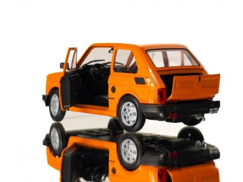 WELLY MALUCH FIAT 126P 1:21 SAMOCHÓD KOLEKCJONERSKI pomarańc WELLY MALUCH FIAT 126P 1:21 SAMOCHÓD KOLEKCJONERSKI pomarańc