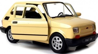 WELLY MALUCH FIAT 126P 1:34 SAMOCHÓD KOLEKCJONERSKI beż