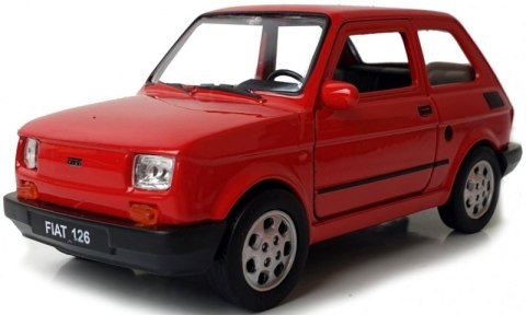 WELLY MALUCH FIAT 126P 1:34 SAMOCHÓD KOLEKCJONERSKI czerwony WELLY MALUCH FIAT 126P 1:34 SAMOCHÓD KOLEKCJONERSKI czerwony