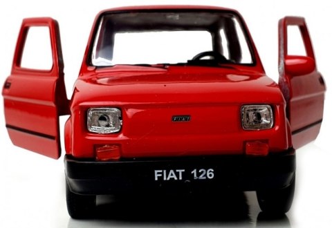 WELLY MALUCH FIAT 126P 1:34 SAMOCHÓD KOLEKCJONERSKI czerwony WELLY MALUCH FIAT 126P 1:34 SAMOCHÓD KOLEKCJONERSKI czerwony