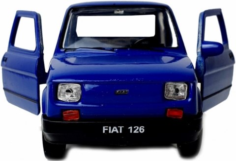 WELLY MALUCH FIAT 126P 1:34 SAMOCHÓD KOLEKCJONERSKI niebiesk WELLY MALUCH FIAT 126P 1:34 SAMOCHÓD KOLEKCJONERSKI niebiesk
