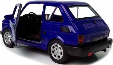 WELLY MALUCH FIAT 126P 1:34 SAMOCHÓD KOLEKCJONERSKI niebiesk WELLY MALUCH FIAT 126P 1:34 SAMOCHÓD KOLEKCJONERSKI niebiesk