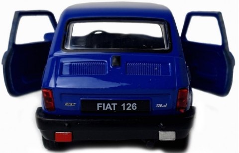 WELLY MALUCH FIAT 126P 1:34 SAMOCHÓD KOLEKCJONERSKI niebiesk WELLY MALUCH FIAT 126P 1:34 SAMOCHÓD KOLEKCJONERSKI niebiesk
